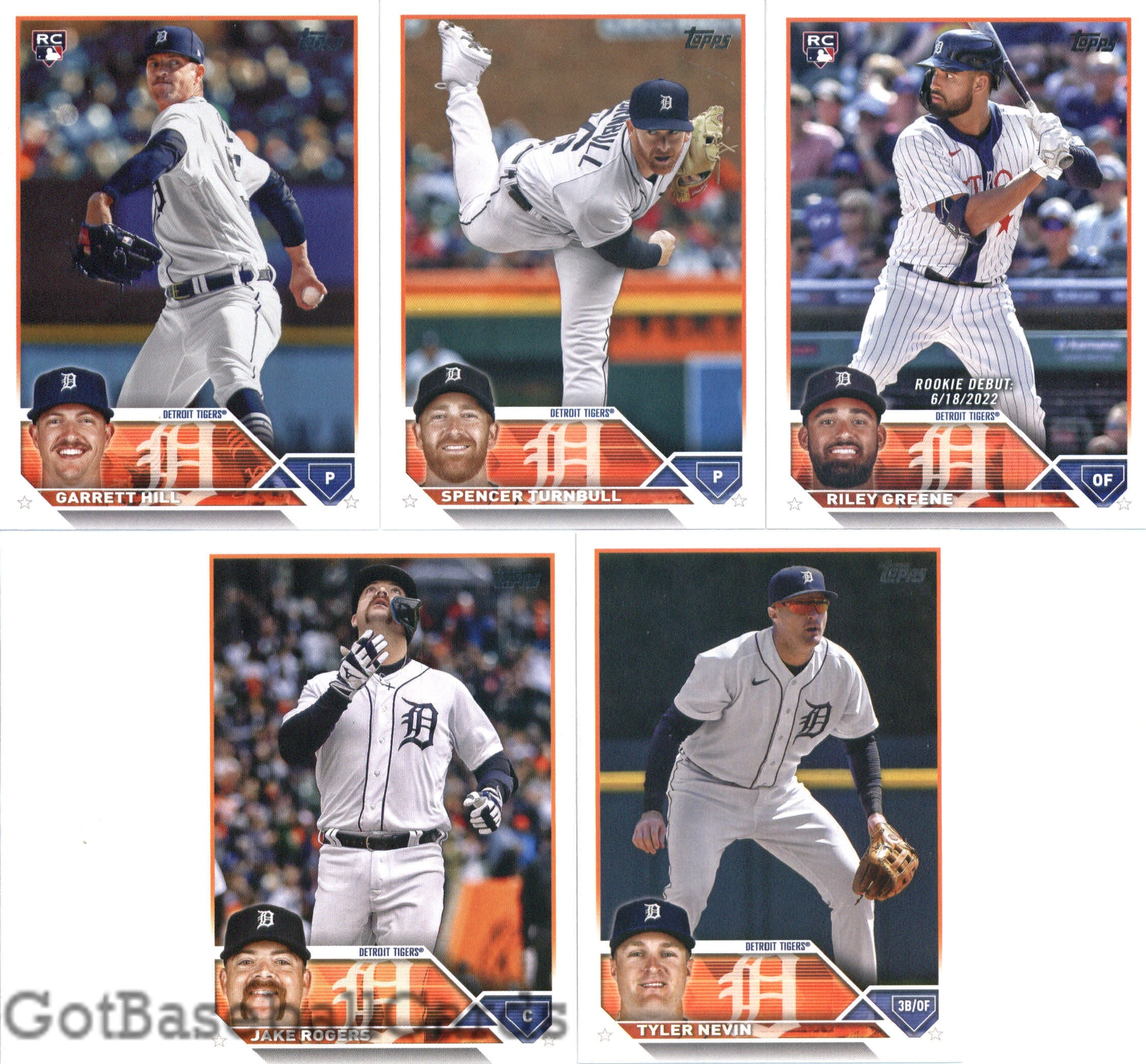 2023 Topps Complete Master Detroit Tigers Team Set of 33 Cards