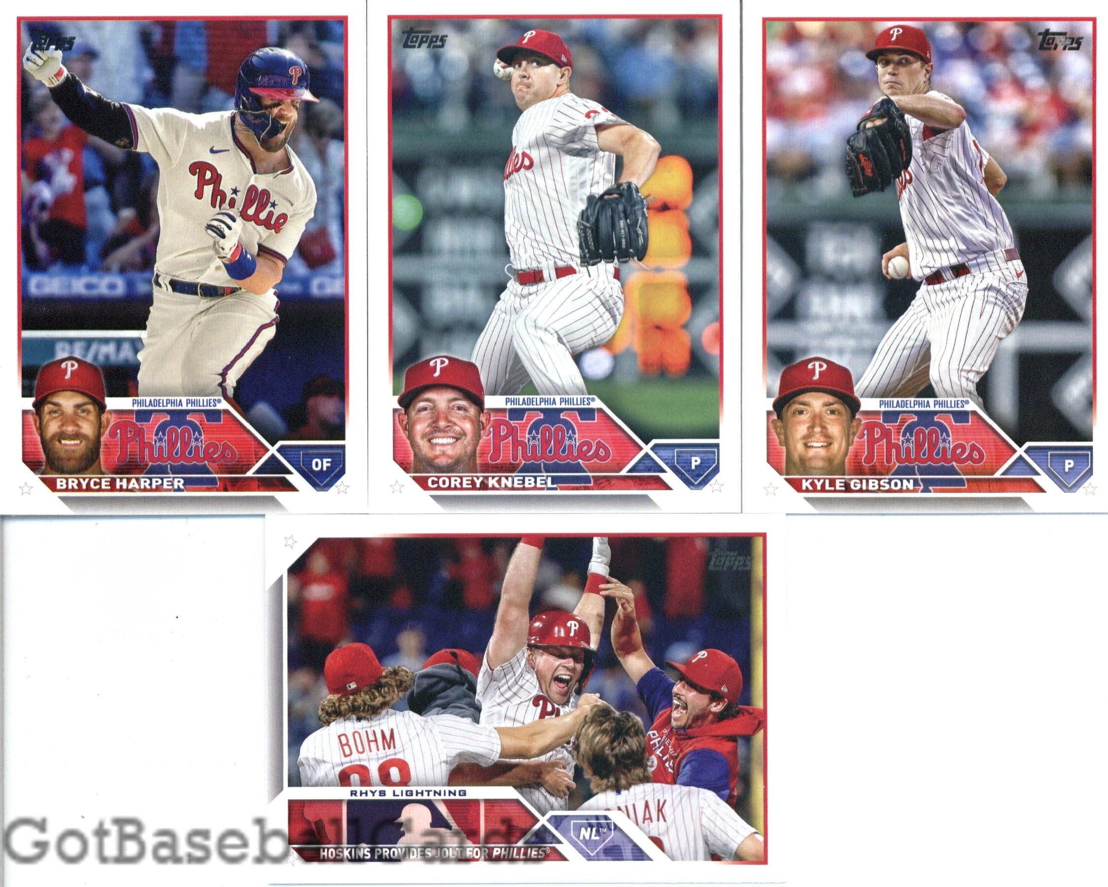 2023 Topps Complete Master Philadelphia Phillies Team Set of 32 Cards
