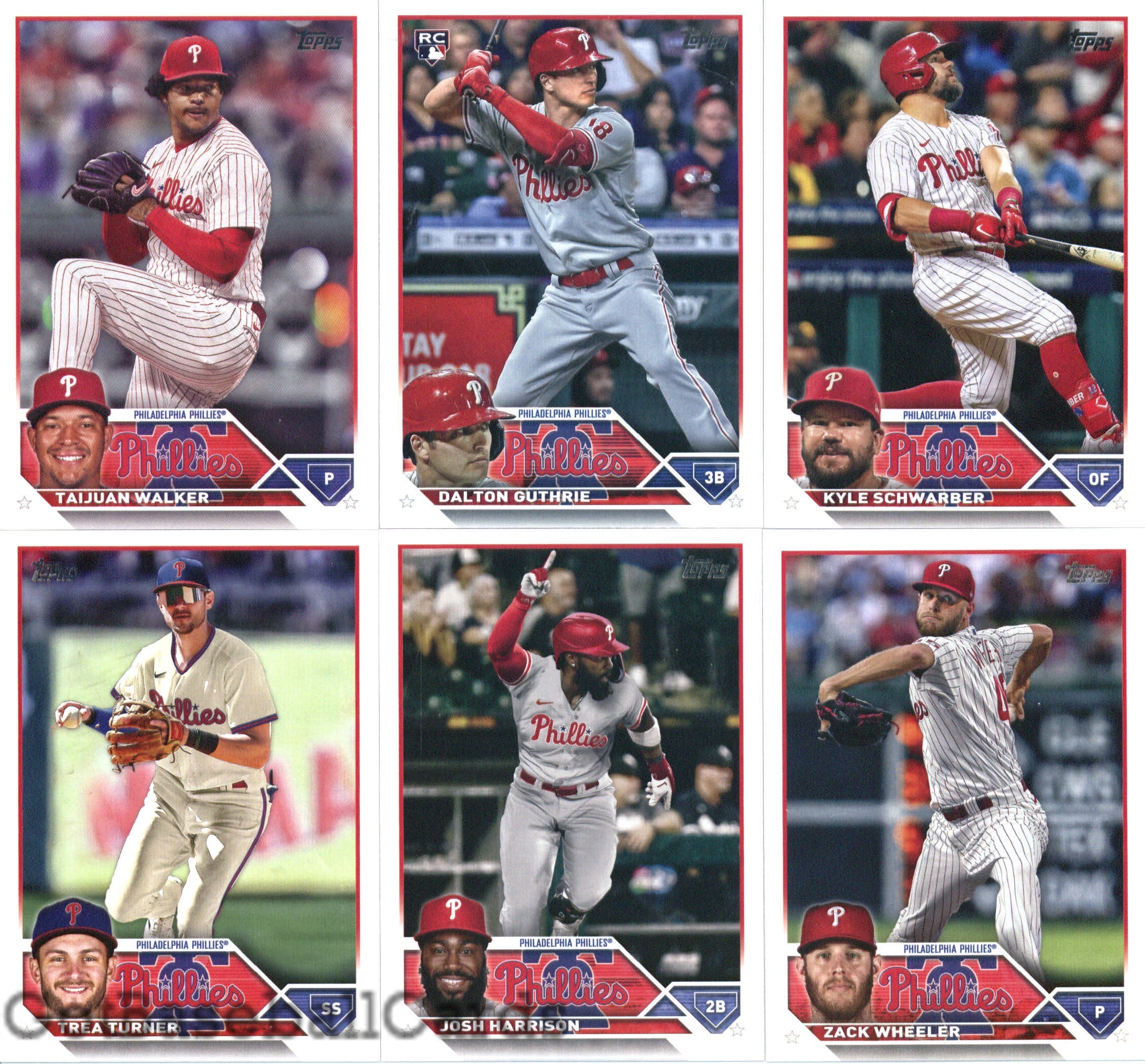 2023 Topps Complete Master Philadelphia Phillies Team Set of 32 Cards