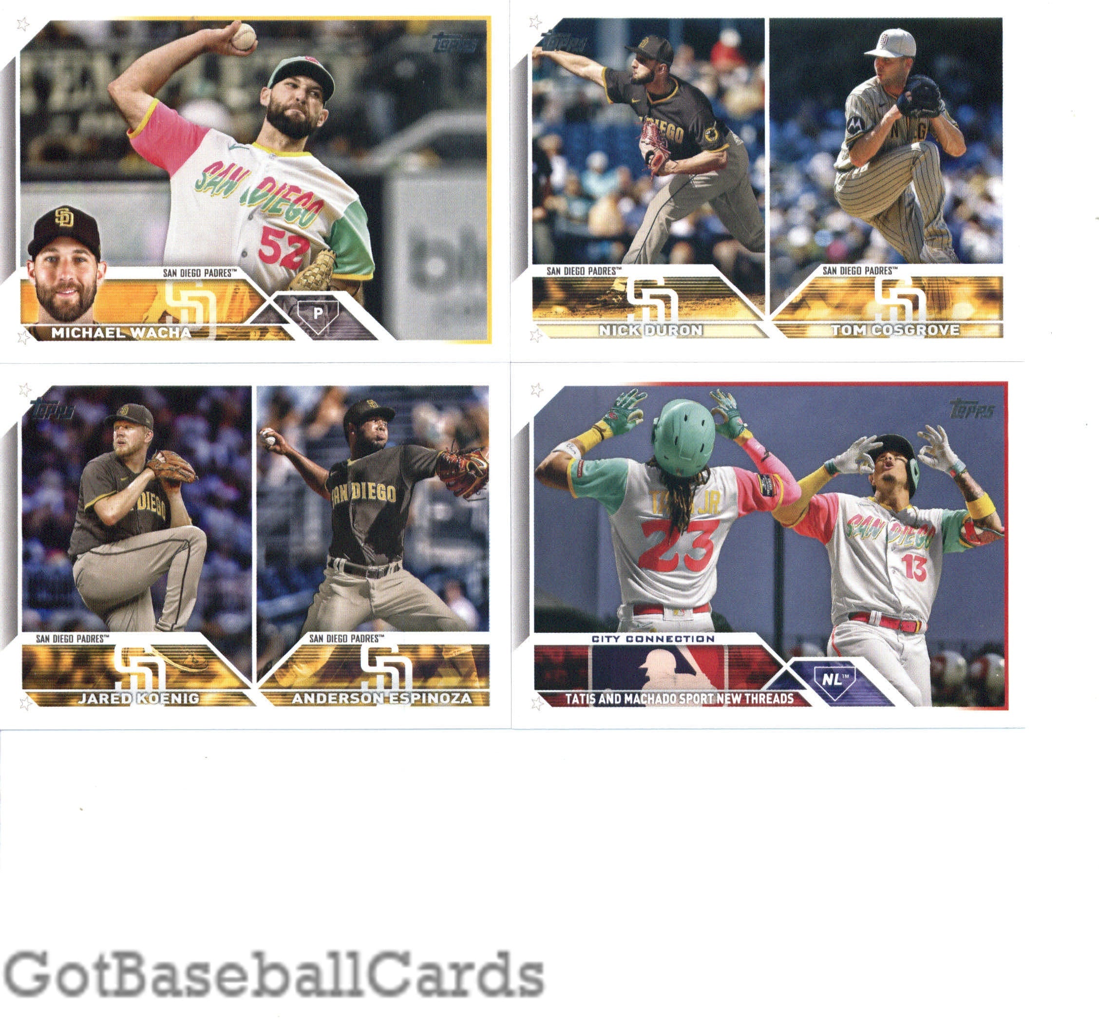 2023 Topps Complete Master San Diego Padres Team Set of 32 Cards