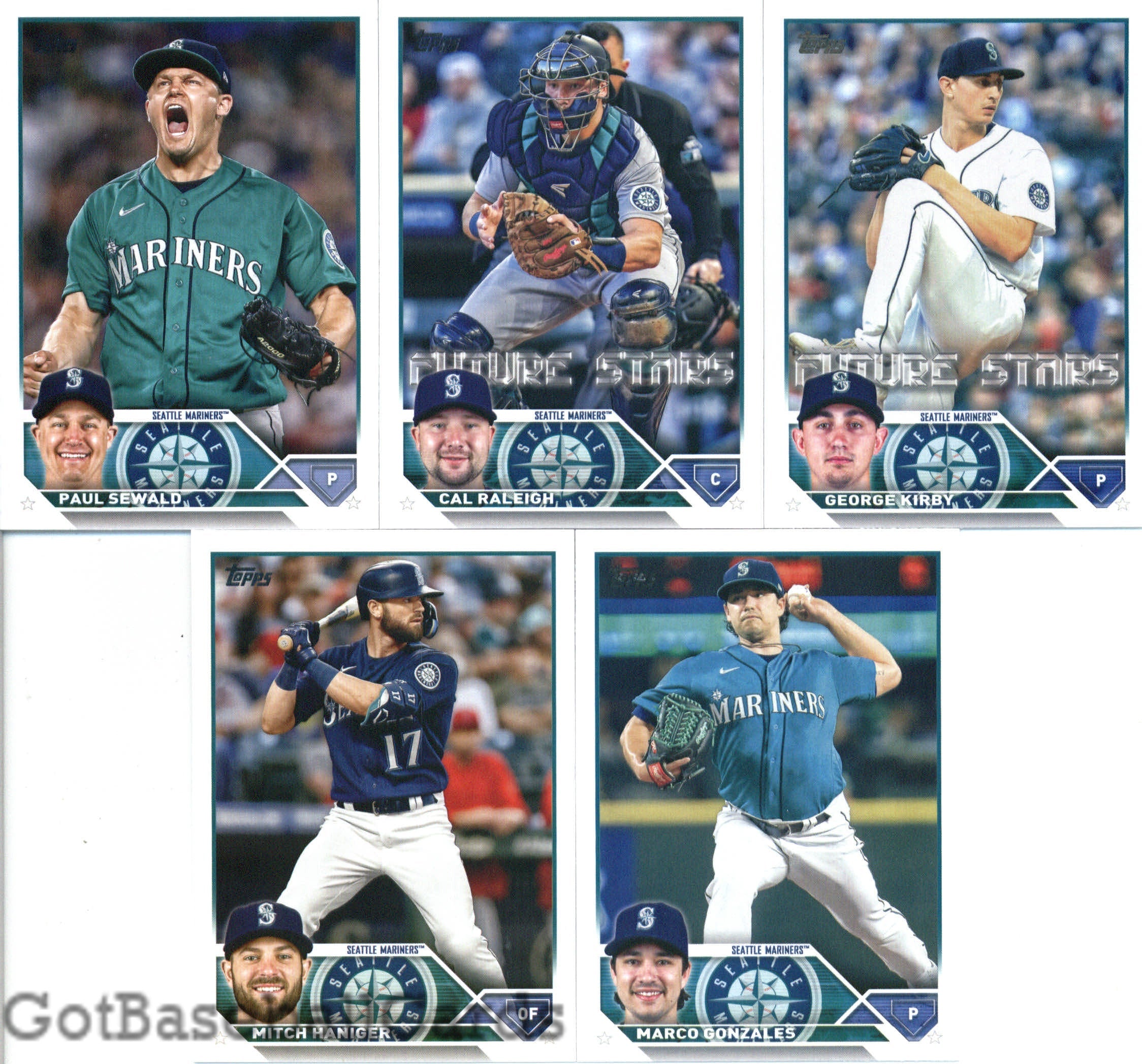 2023 Topps Complete Master Seattle Mariners Team Set of 32 Cards