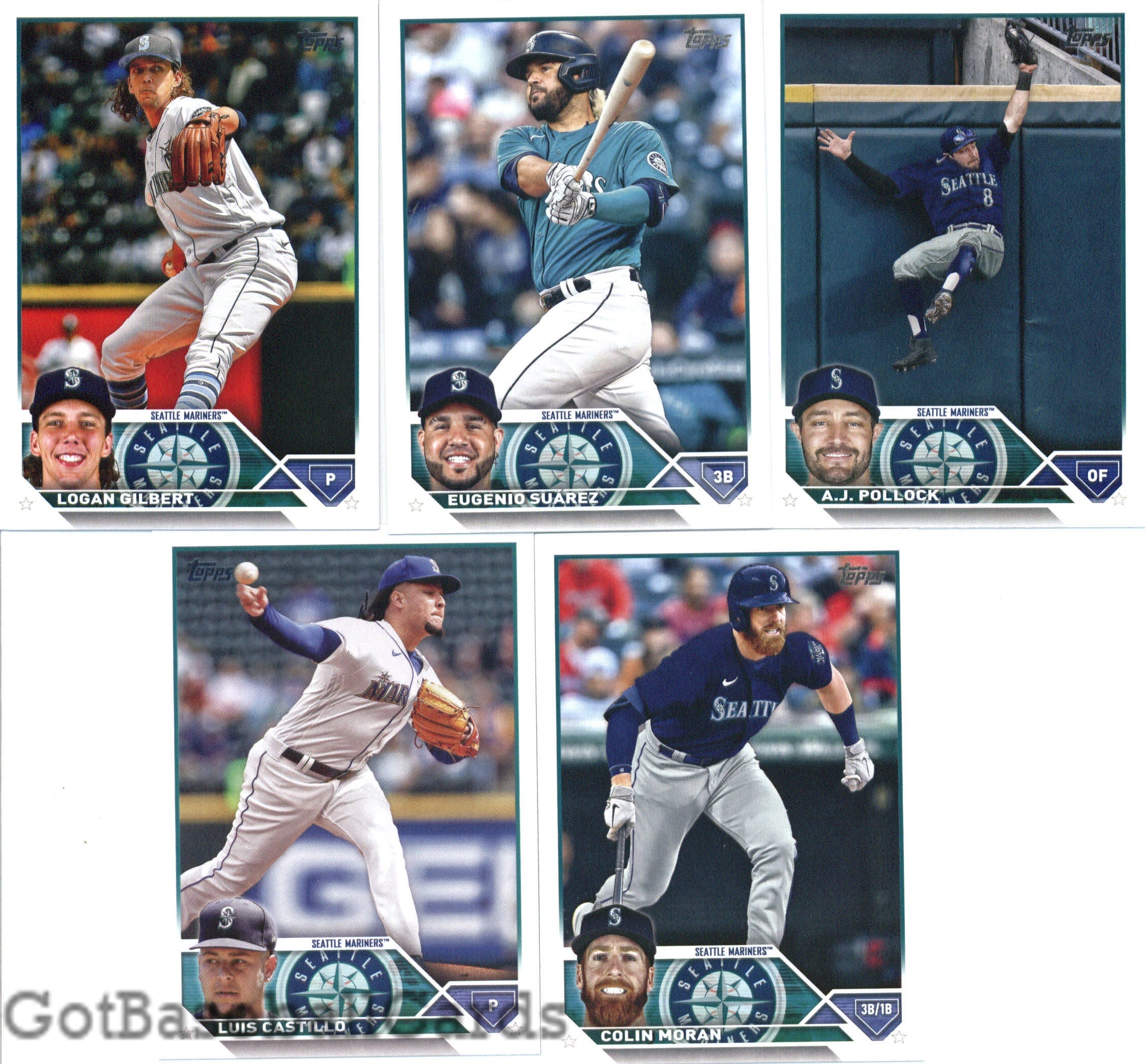 2023 Topps Complete Master Seattle Mariners Team Set of 32 Cards