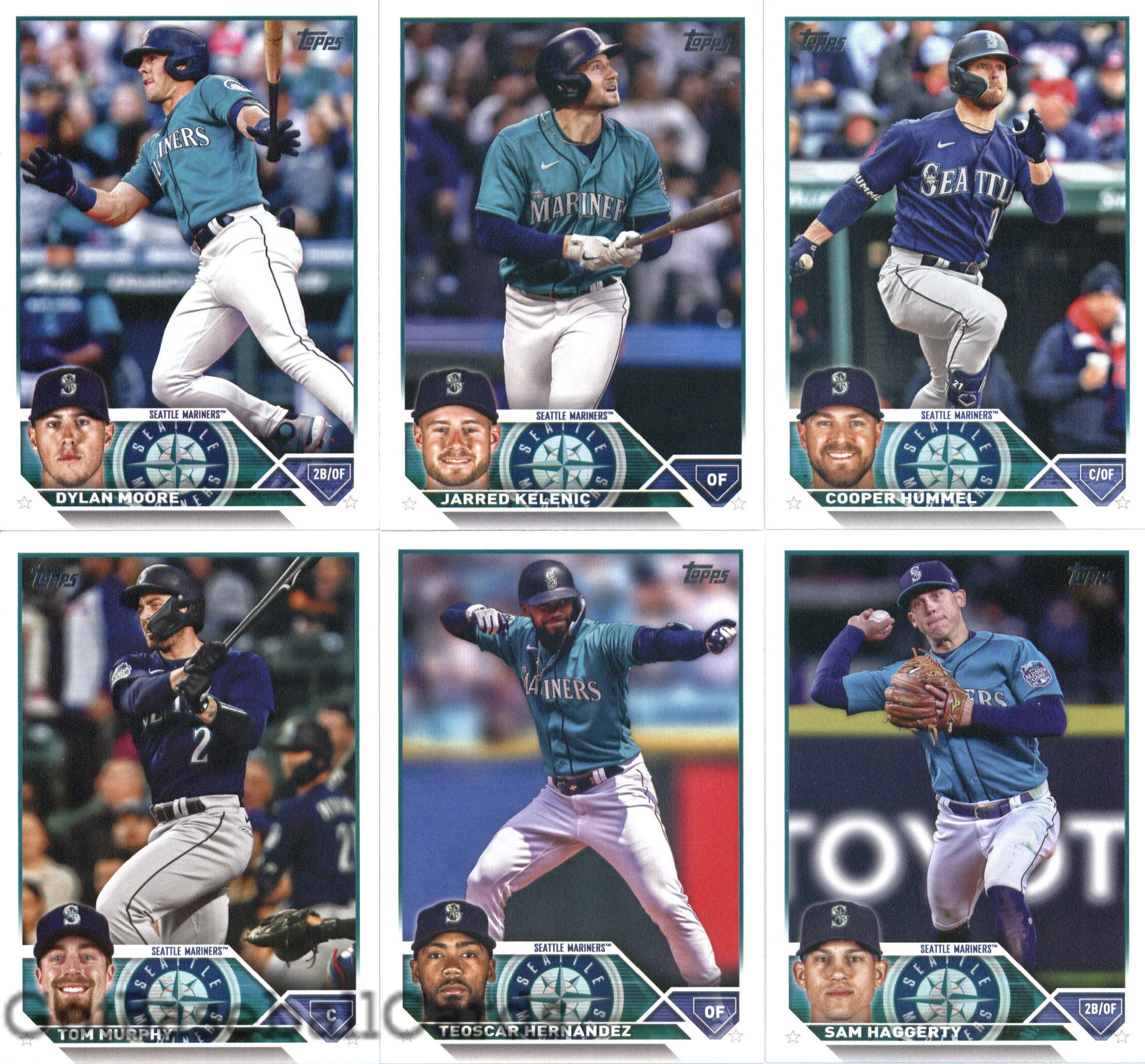 2023 Topps Complete Master Seattle Mariners Team Set of 32 Cards
