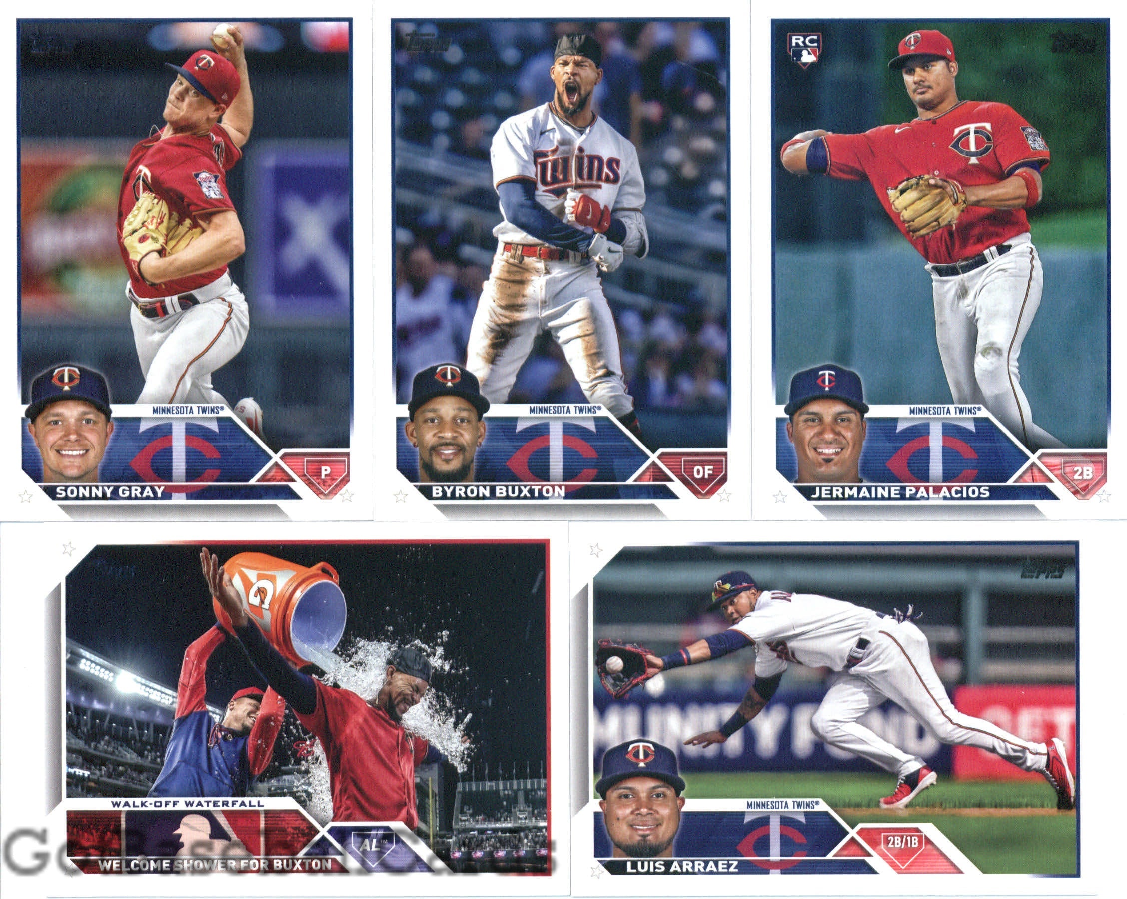 2023 Topps Complete Set (Series 1 & 2) Minnesota Twins Team Set of 28 Cards