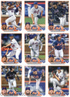 2023 Topps Complete Set (Series 1 & 2) New York Mets Team Set of 25 Cards